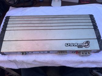 U.S. Amps USAmps USA-300 USA300 Rare Old School Two Channel Car Amplifier