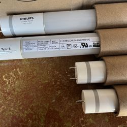 Philips T8 36” LED Light Tube x4