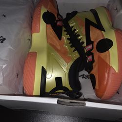 Naruto jordan zion nike collaboration shirt and shoes