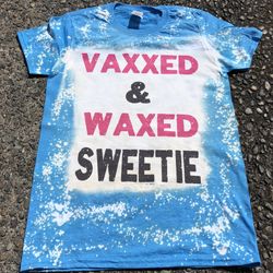 Custom Bleached Text Shirts