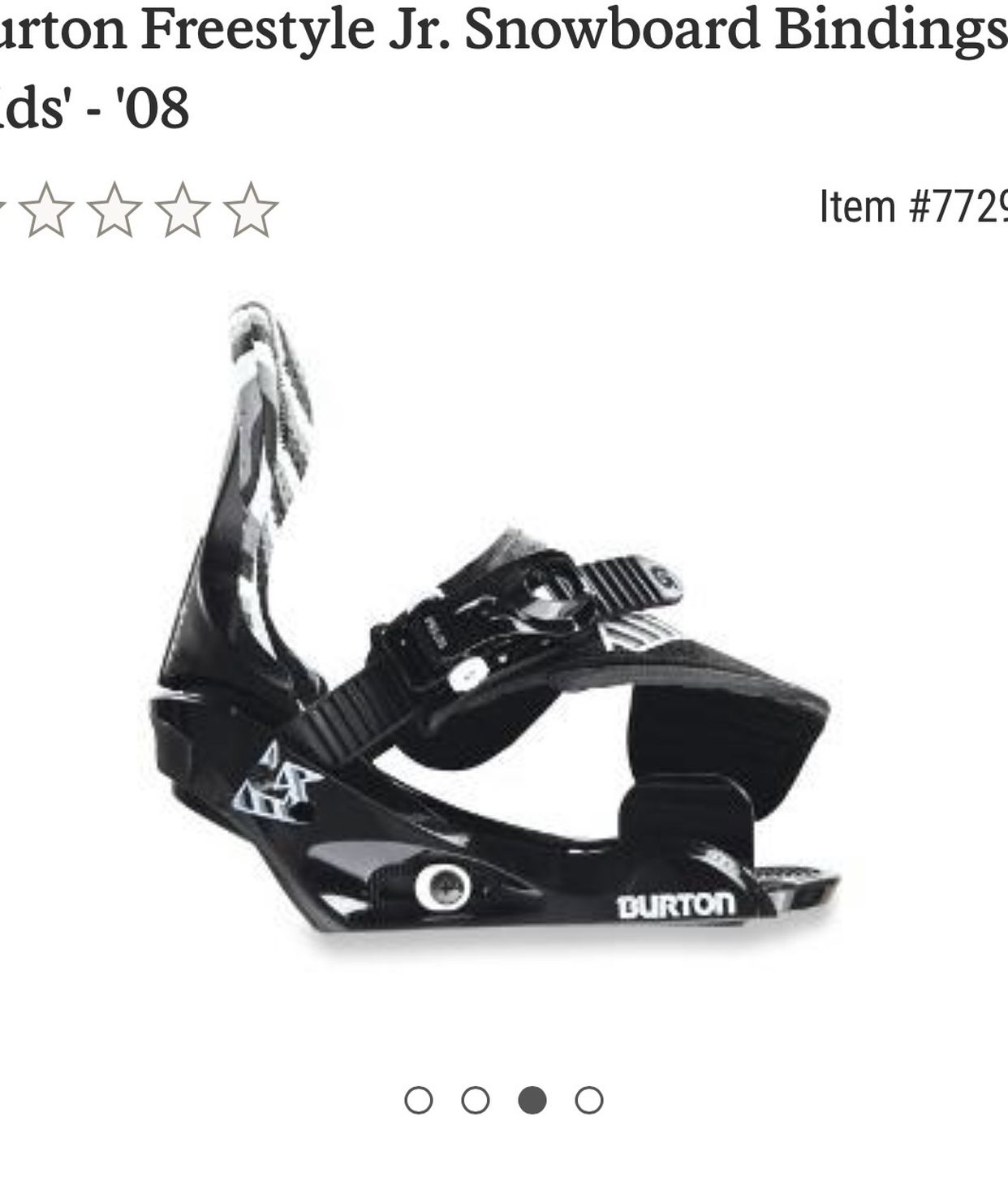 Burton Freestyle Jr. Snowboard Bindings