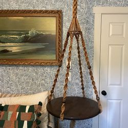 Huge Vintage Macrame Plant Hangers Or Tables