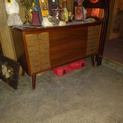 Vintage Morse Record Cabinet