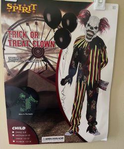 Spirit Halloween Trick or Treat Clown Costume
