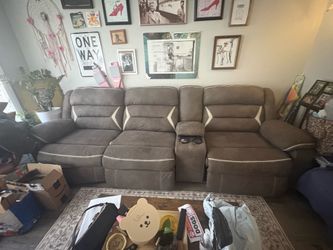 FREE Reclining couch- Disassembles for easy transportation