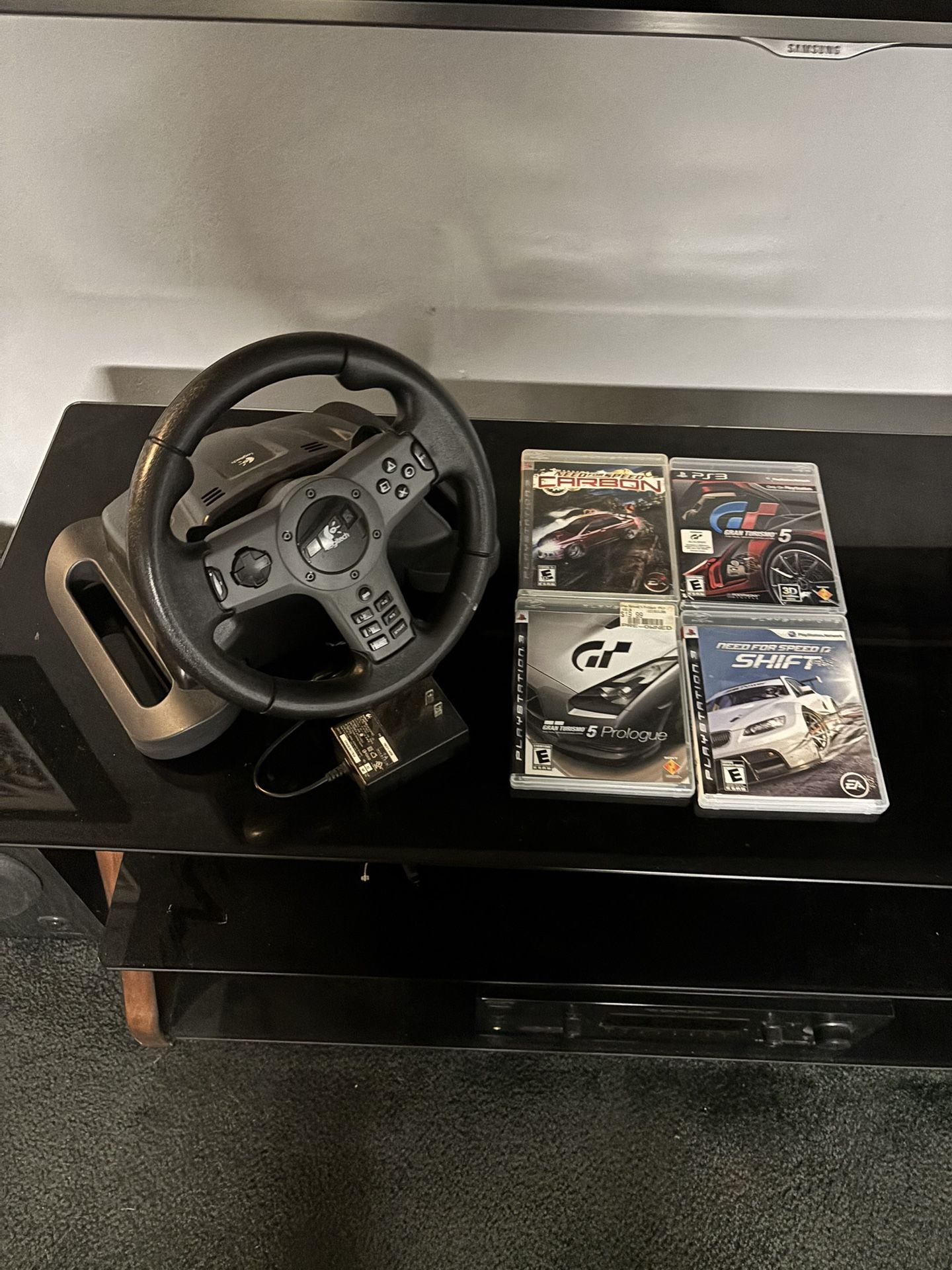 PS3 Racing Games And Logitech Wheel