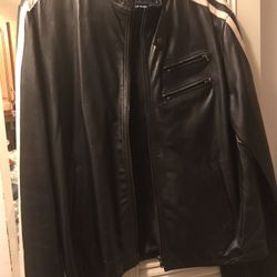 New Italian Leather Motorcycle Riding Jacket Large Only $50 Firm