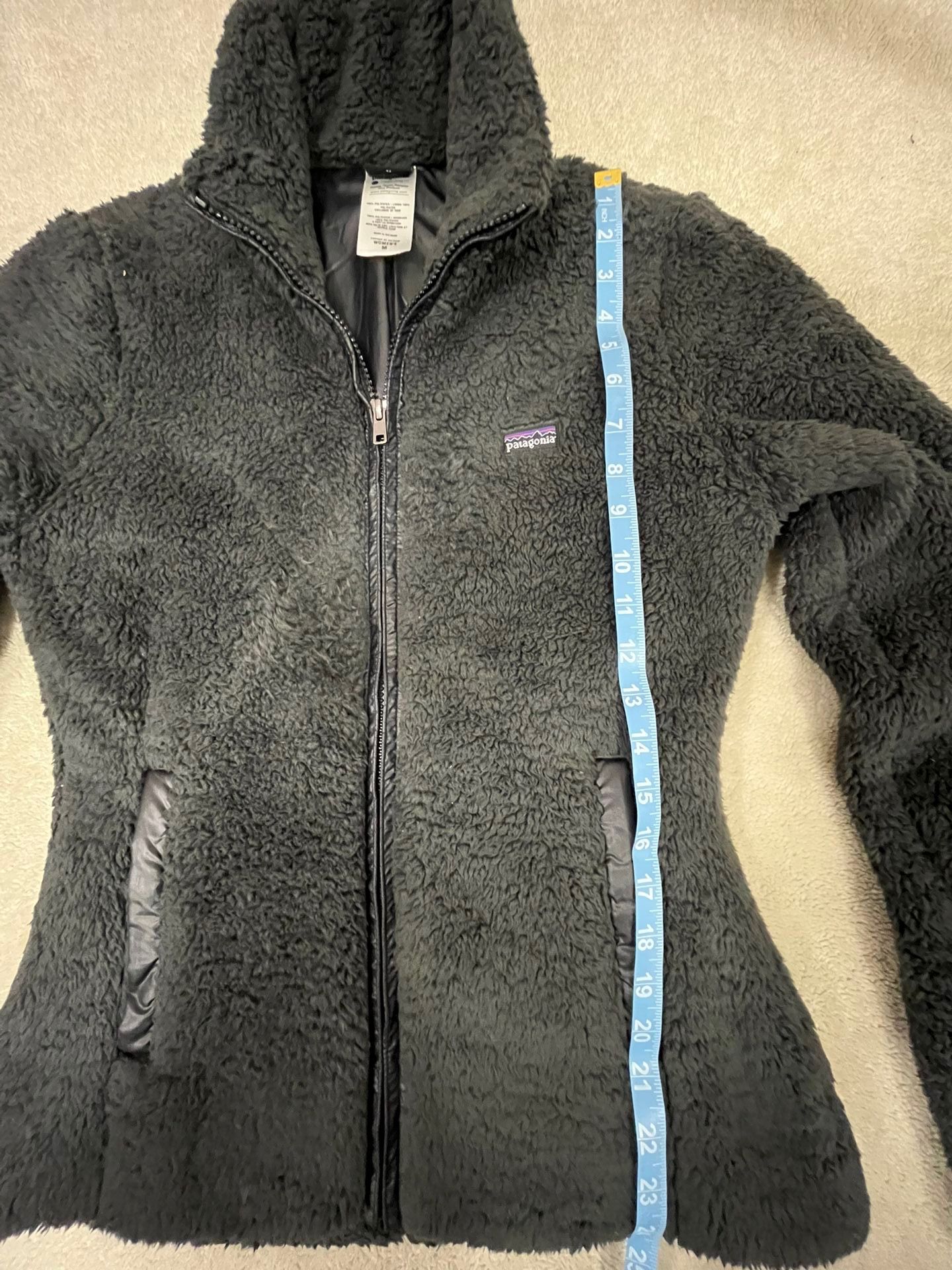 PATAGONIA WOMENS FULL ZIP FLEECE JACKET Greenish Gray Sz Medium