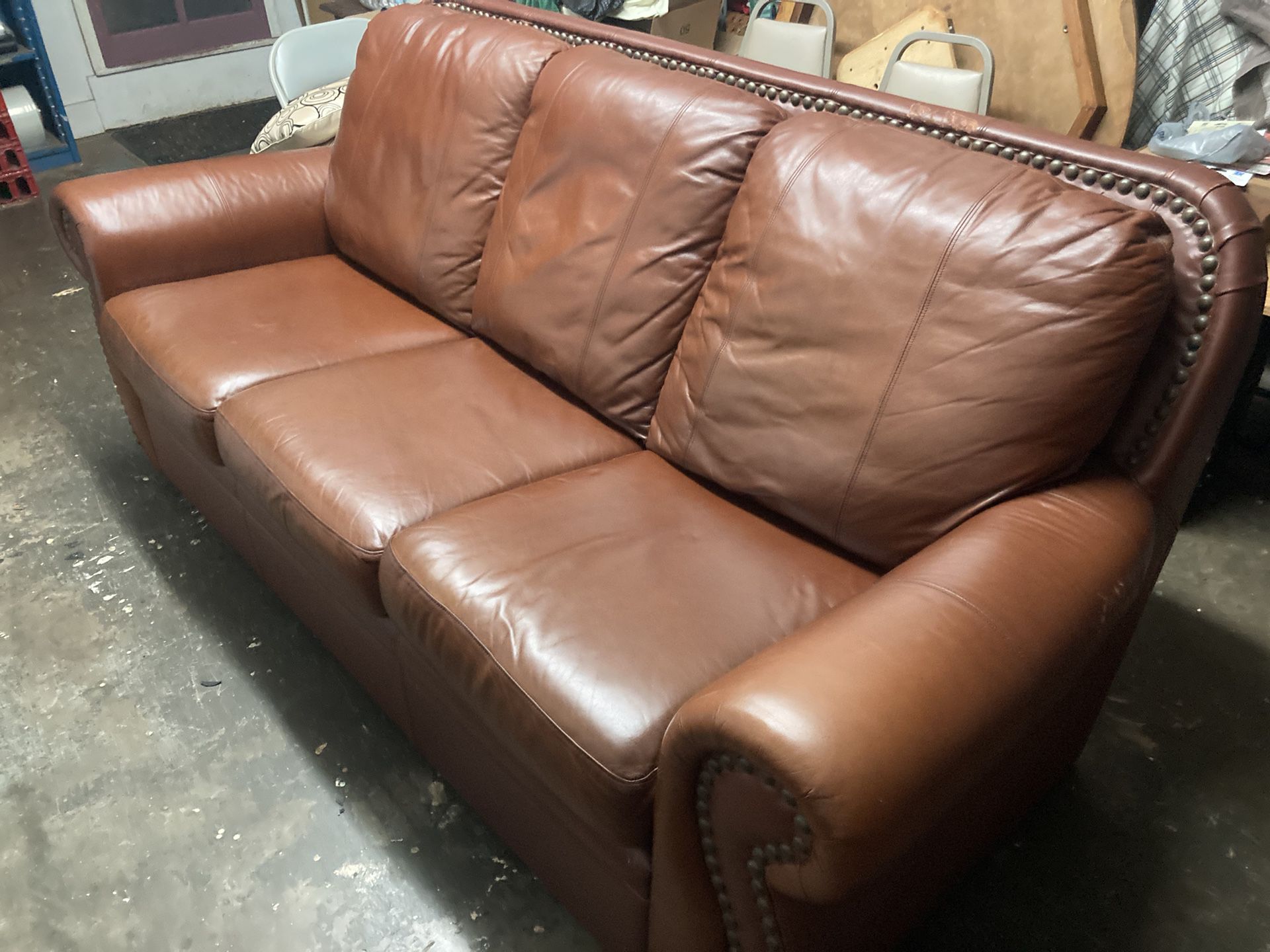 Leather Couch!