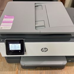 HP OfficeJet 8015e  Wireless Printer Tested Works Ink Low Local Pickup