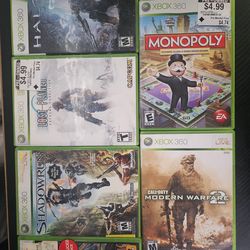 Xbox games all 50$
