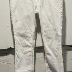 White Hollister Skinny Jeans 5R W27 L25