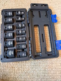 QUINN 13-Piece Metric Impact Socket Set – 1/2” Drive