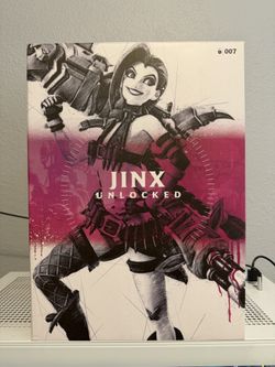 League of Legends Jinx Unlocked Statue