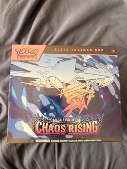 Chaos Rising Mega Evolution Elite Trainer Box