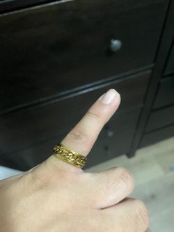 Jewelry Wedding Ring Gold Plate