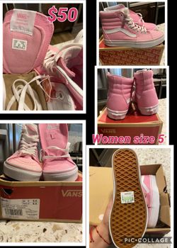 Pink Vans shoes