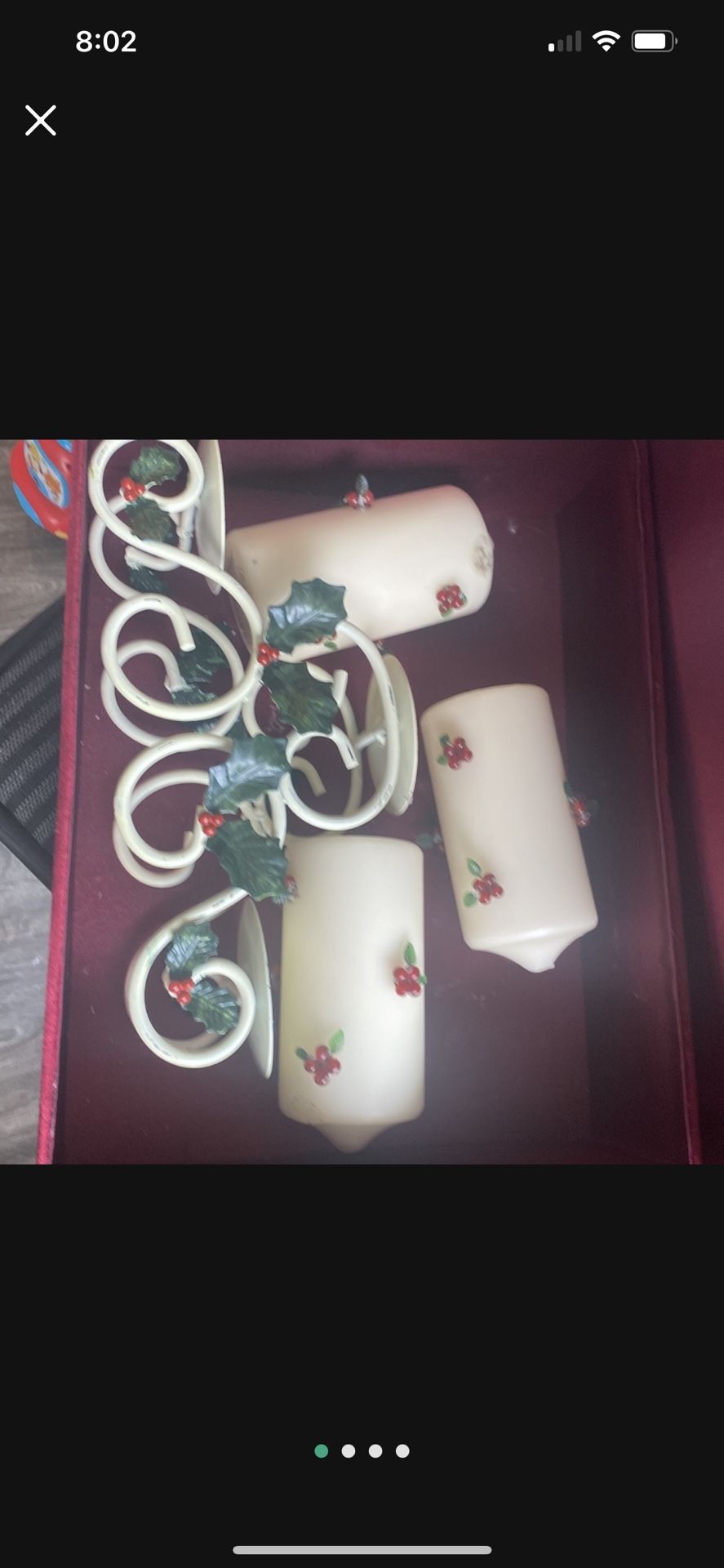 Gift Candle Holder Perfect For Christmas Decoration