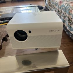 BigASuo Projector + Apple TV + Stand 