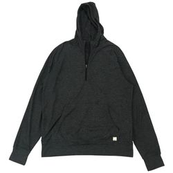 Vuori Ponto Performance 1/2 Zip Hoodie Medium M Gray Sweatshirt Pullover V244
