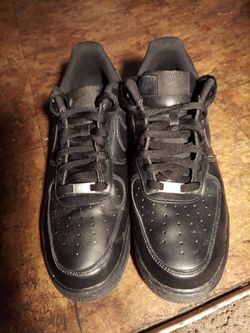 AIR FORCE ONE BLACK SIZE 12