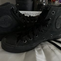 All Black High Top Converse! 