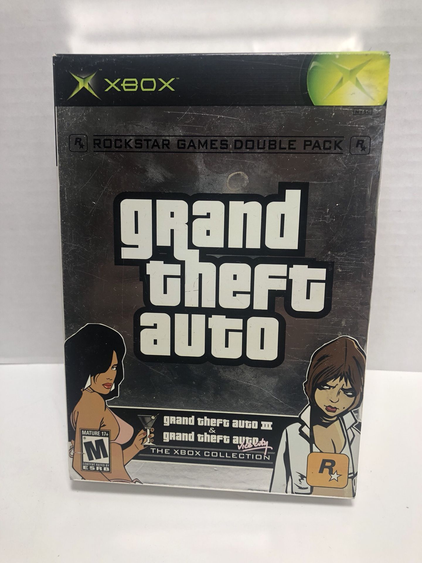 XBOX Collection Grand Theft Auto 3 & Grand Theft Auto Vice City complete with manual