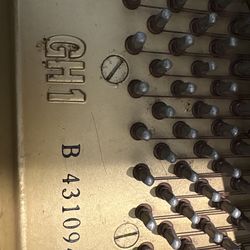 Yamaha. Baby grand piano. Gloss black. Like new. 🎉