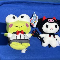 Keroppi Or Kuromi Halloween Plush Devil Vampire Sanrio 