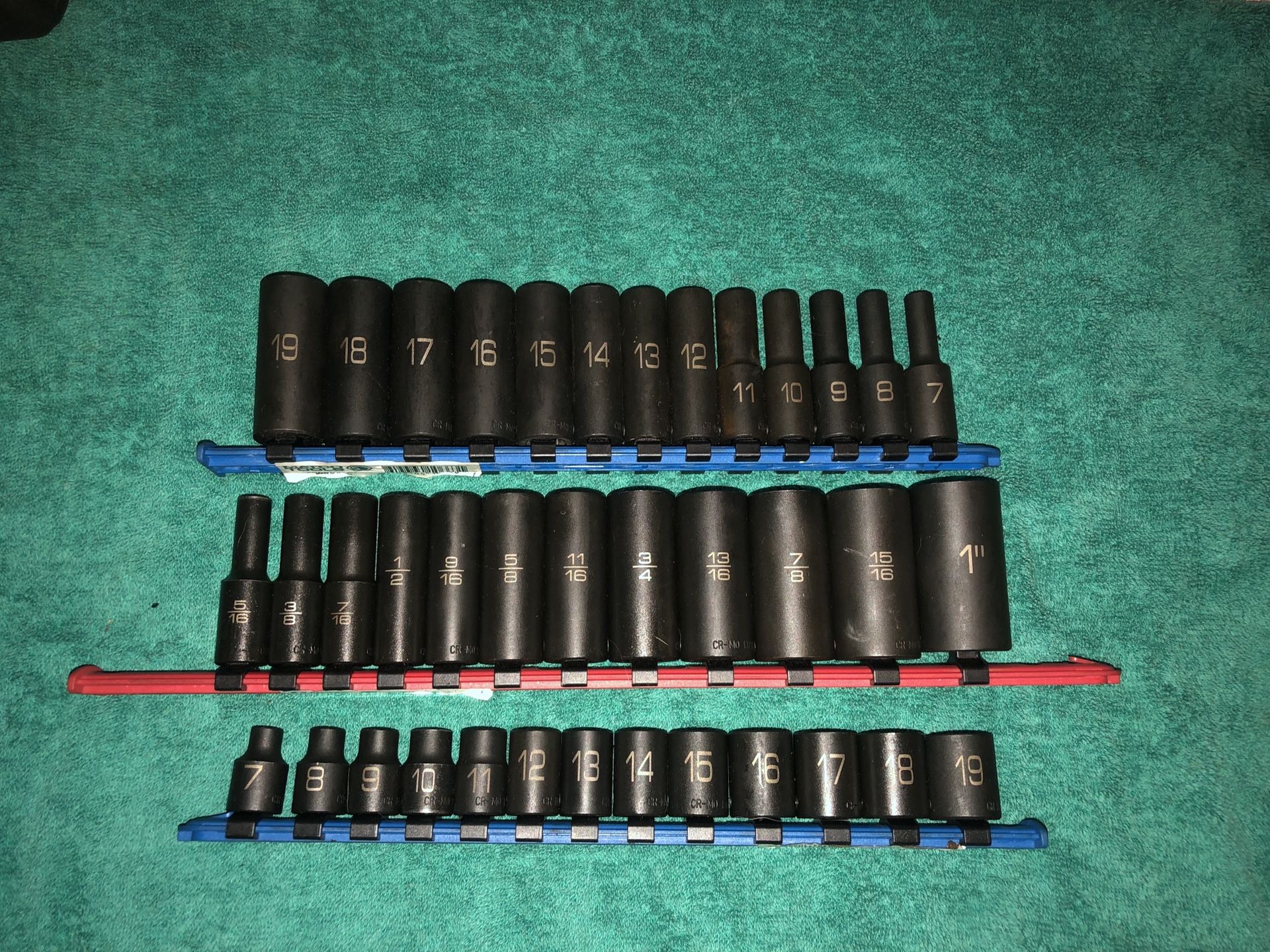 Matco 3/8 sockets Metric and SAE