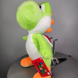17" Super Mario Bros Green Yoshi Plush 