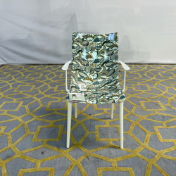( Delivery Available ) Kartell H.H.H Graphic Impression Dining Armchair