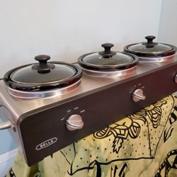 Bella Kitchen Triple Slow Cooker