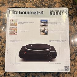 Elite Gourmet Electric Single Burner