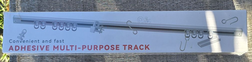 CURTAIN TRACK, ADHESIVE