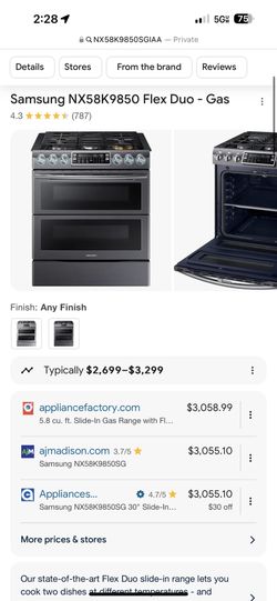 Samsung Flex Stove Oven