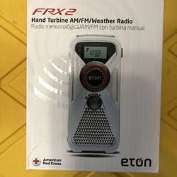 Am/FM Weather Radio Hand Turbine