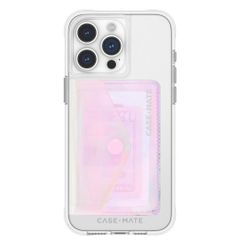 Case-Mate Soap Bubble Slim Magnetic Wallet/Card Holder for iPhone [Holds up to 5 Cards] Detachable Snap Closure Magnetic Phone Wallet for iPhone 16 Pr