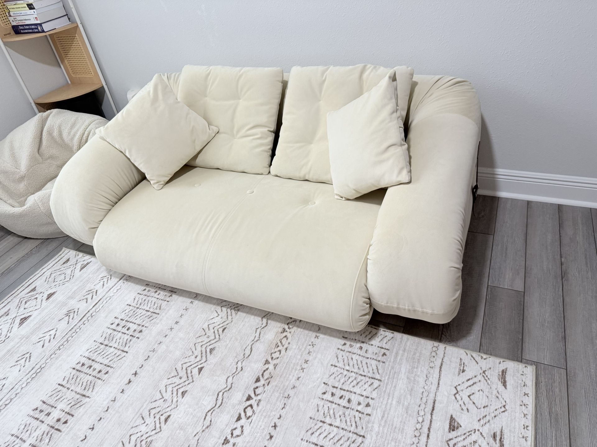 JASIWAY Modern Convertible Sleeper Sofa 68”