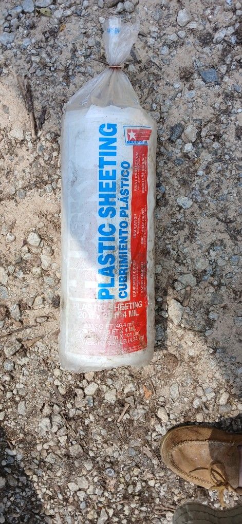 Husky 20'x25x4ml Plastic Shetting