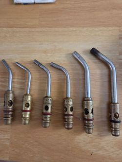 Turbo torch  & Goss brand acetylene torch tips