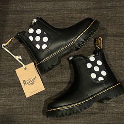 Doc Martens/ Dr. Martens Polka dot kids Boot- Size 8
