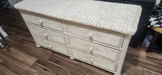 Wicker Dresser