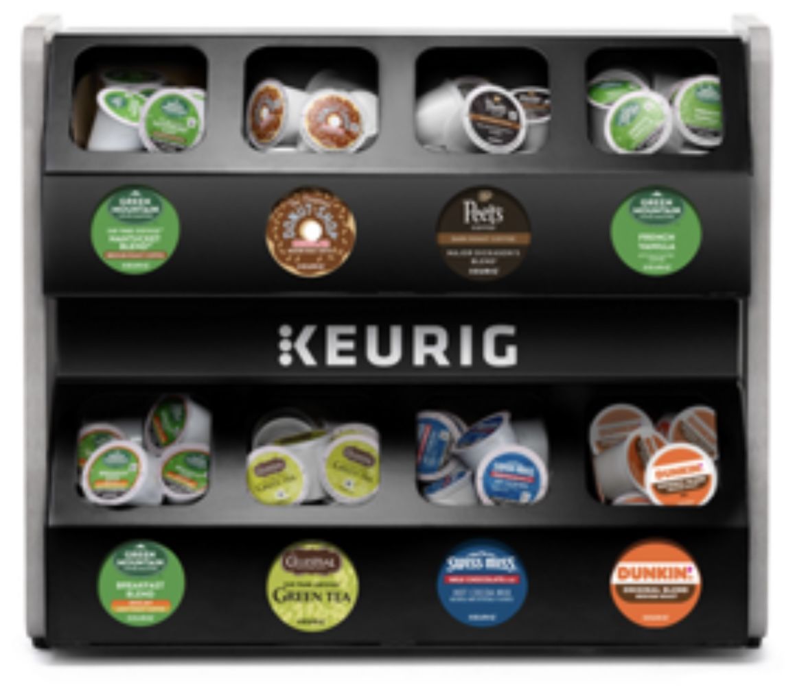 Premium 8-Sleeve Keurig K-Cup Storage Rack