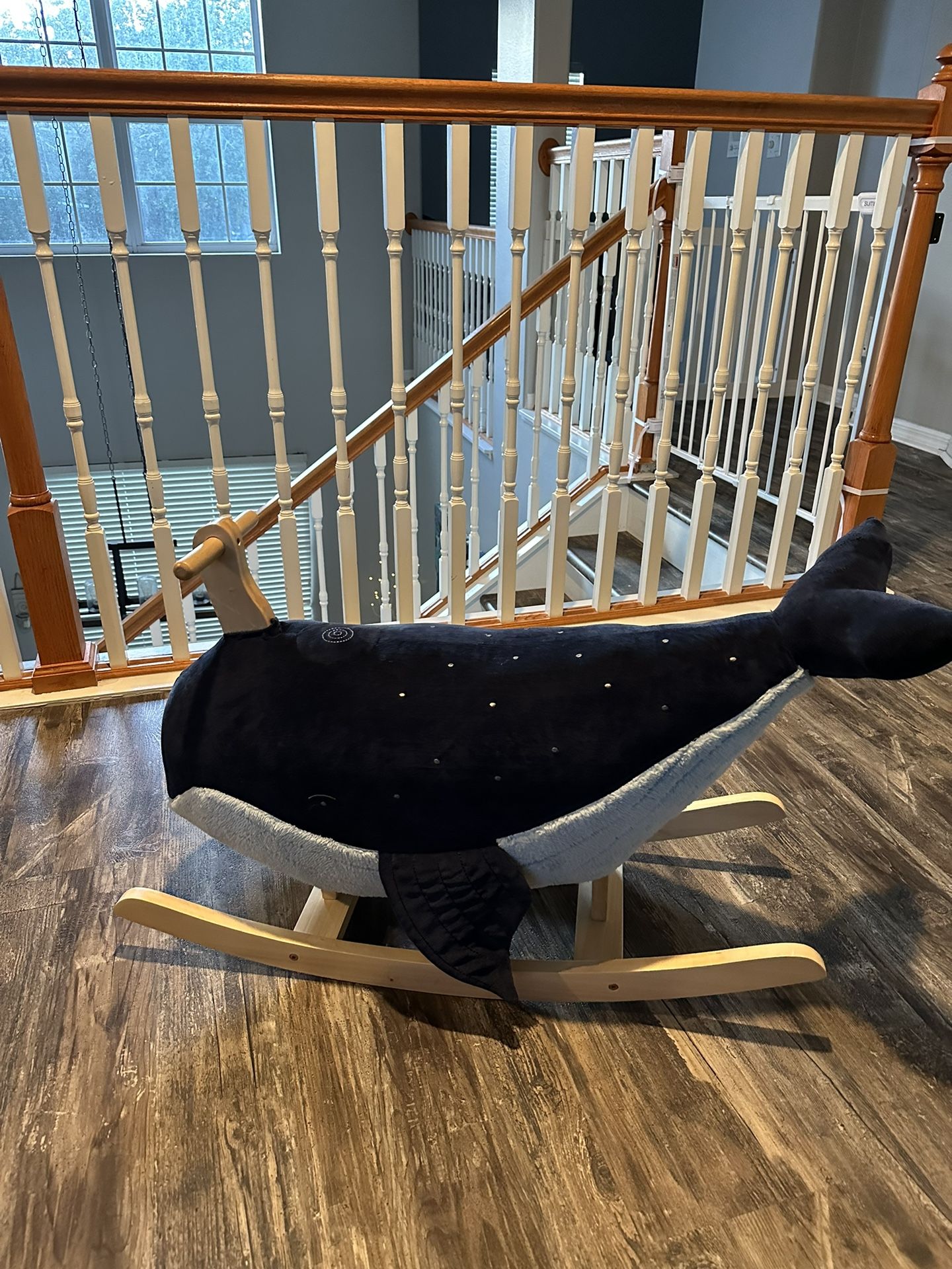 Crate Barrel whale rocking toy for Sale in Orlando FL OfferUp
