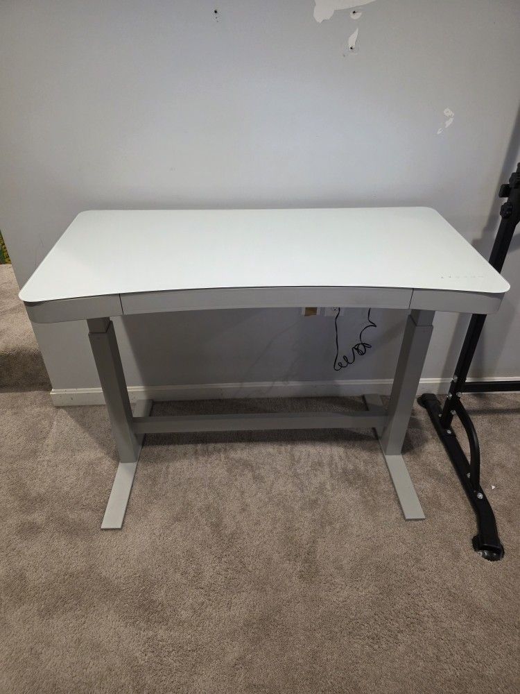 Electric Standing Desk With Drawer