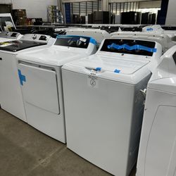 ✨ BRAND NEW GE WHITE COMMERCIAL TOP LOAD WASHER & GAS OR ELECTRIC DRYER✨ DELIVERY ✨ PAYMENTS ✨ 