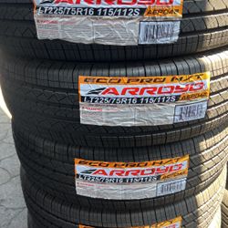 LT 225/75/16 Arroyo Tires