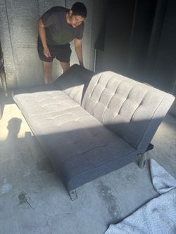 Modern Tufted Futon Sofa Bed
