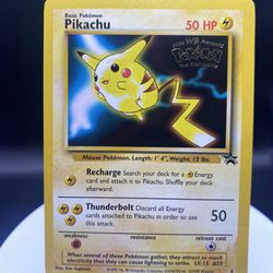 1999 Pikachu Holo Rare #4 Movie Promo